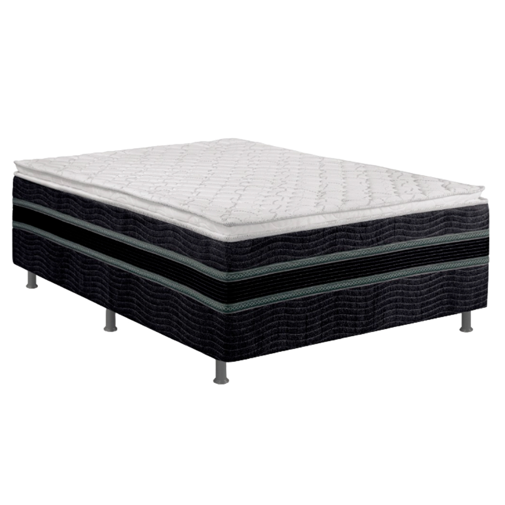 Cama Box de Casal Bonsono Premium Luxo 138x188x52