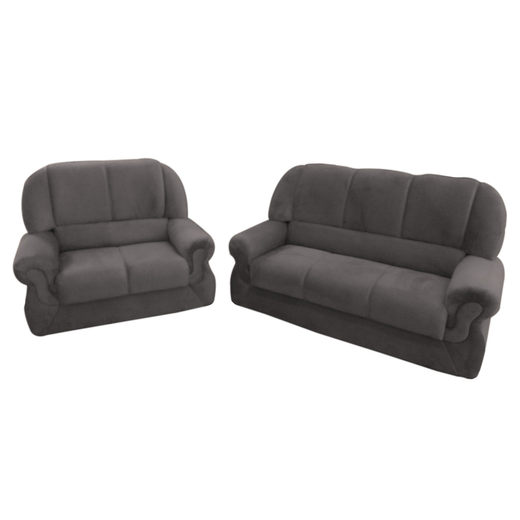 Conjunto De Estofados Brisas Colinas Com 3 E 2 Lugares Cinza conjunto-de-estofados-brisas-colinas-com-3-e-2-lugares-cinza