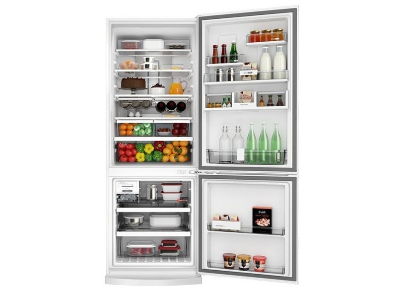 Refrigerador Brastemp BRE57AK Frost Free Inverse 443 Litros Inox