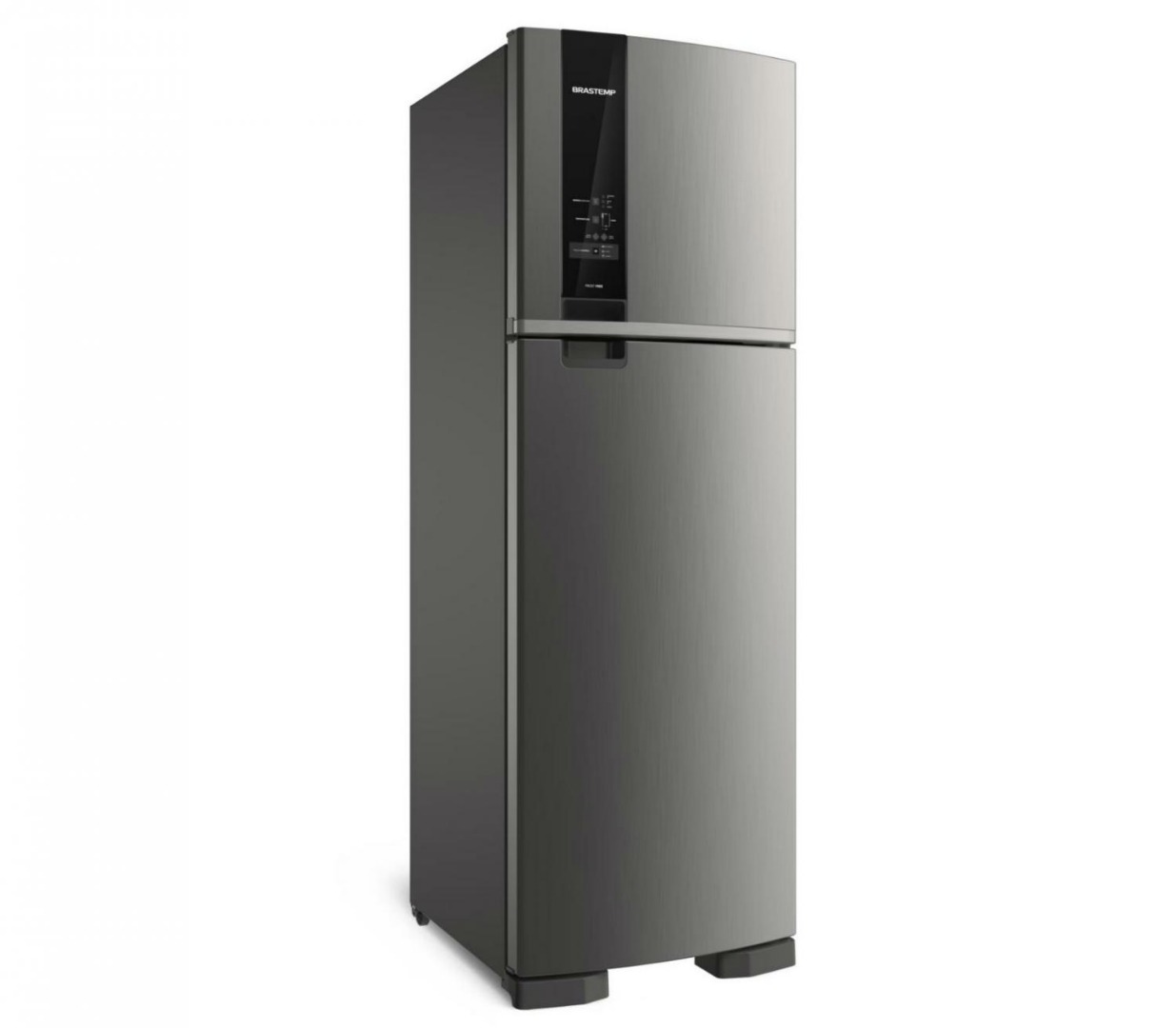 Refrigerador Brastemp BRM53HKBNA Frost Free Duplex 400 Litros Platinum com Espaço Adapt 220V