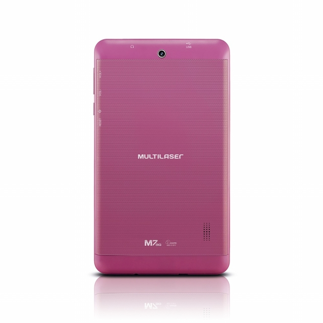 Tablet M7I-3G Quad 8GB Tela 7, GPS, Rosa, Multilaser - NB246