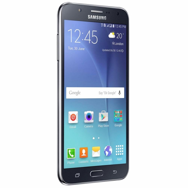 Smartphone Samsung Galaxy J7 Duos Preto com 16GB, Dual chip, Tela 5.5, 4G, Câmera 13MP, Android 6.0 e Processador Octa Core de 1.6 Ghz