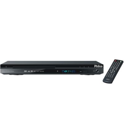 DVD Player c/ Karaokê, Função Game c/ 2 Joysticks e Ripping PH170N - Philco