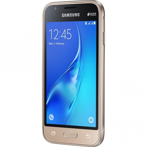 Smartphone Samsung Galaxy J1 Mini Dual Chip Android 5.1 Tela 4 8GB 3G Wi-Fi Câmera 5MP - Dourado
