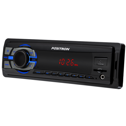 Som Automotivo Pósitron SP2210UB com MP3, Rádio FM, Conexão USB, Leitor de Cartão SD e Entrada Auxiliar