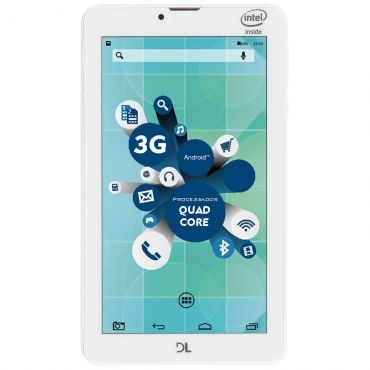 Tablet DL SocialPhone TX316BRA Tela 7, Intel Atom X3 Quad Core, 8GB, 1GB RAM, Android 5, WiFi,3G,Câmera frontal,Bluetooth Branco