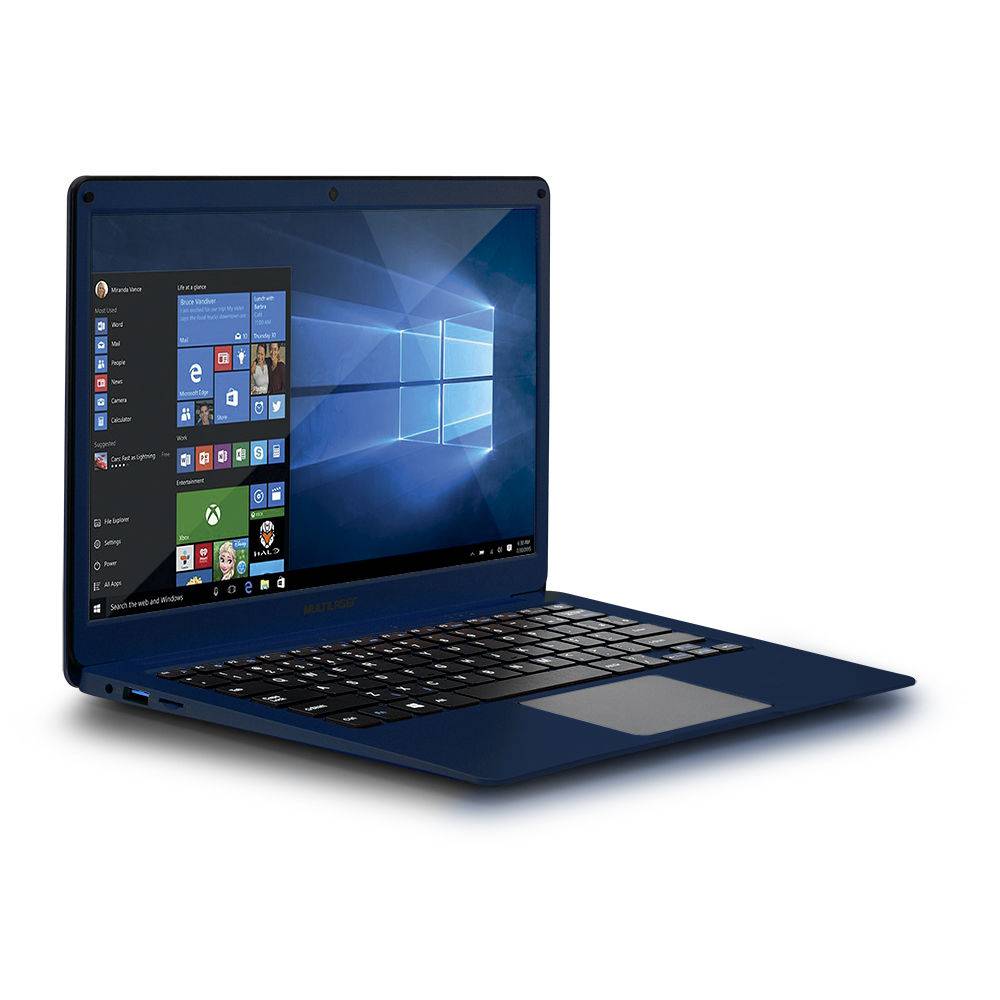 Notebook Legacy Air Intel Dual Core Windows 10 4GB Tela Full HD 13.3 Pol. Azul Multilaser - PC207