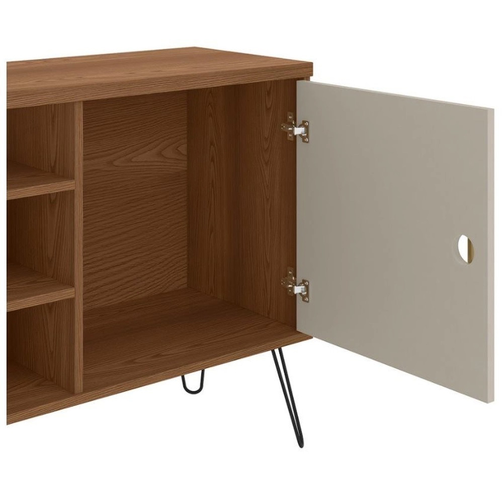 Rack Paraty Linea Brasil Freijó Off White Credimóveis Novolar