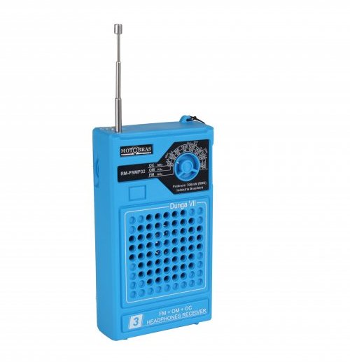 Rádio Portátil Motobras AM/FM RMSMP-32 Azul