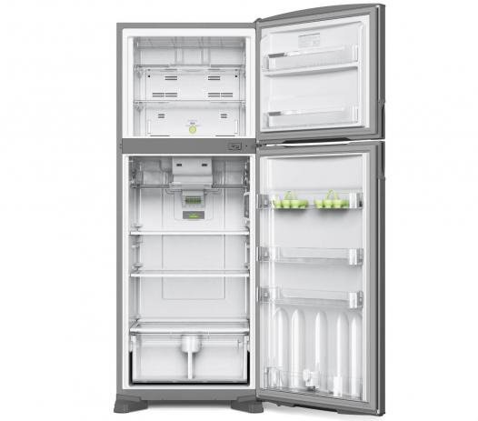 Refrigerador/Geladeira Consul Frost Free Duplex CRM54BK 441 litros Inox com Filtro Bem Estar - 220V