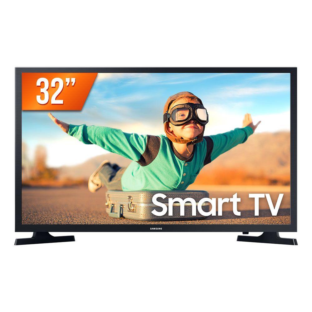 Smart TV LED Samsung 32 T4300 HDR para Brilho e Contraste Plataforma Tizen 2 HDMI 1 USB