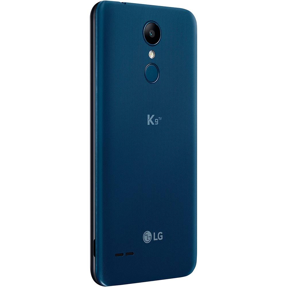 Smartphone LG K9 LMX210 TV com 16GB, Tela de 5.0 HD, Android 7.0, Dual Chip, 4G, Câmera 8MP, Processador Quad Core e 2GB de RAM Azul