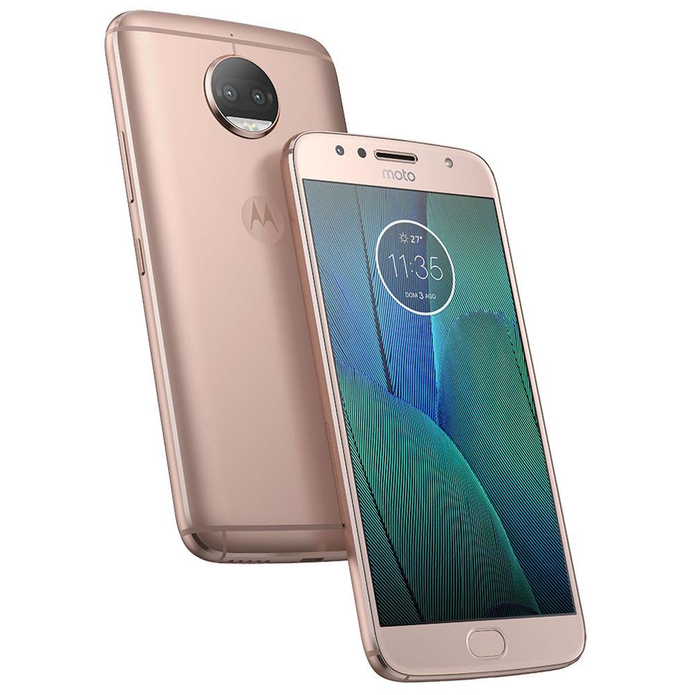 Smartphone Motorola Moto G5s Plus XT1802 Ouro Rosé 32GB, Tela 5.5, Dual Chip, TV Digital, Android 7.1, Câmera Traseira Dupla 13MP e 3GB RAM
