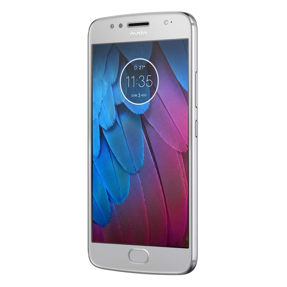 Smartphone Motorola Moto G5s XT1792 Prata com 32GB, Tela de 5.2, Dual Chip, Android 7.1, 4G, Câmera 16MP, Processador Octa-Core e 2GB de RAM
