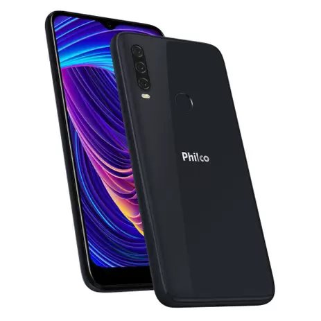 Smartphone Philco HIT P10 128GB Dark Blue 4G Octa-Core 4GB Tela 6.2 Câmera Tripla 13MP Selfie 8MP