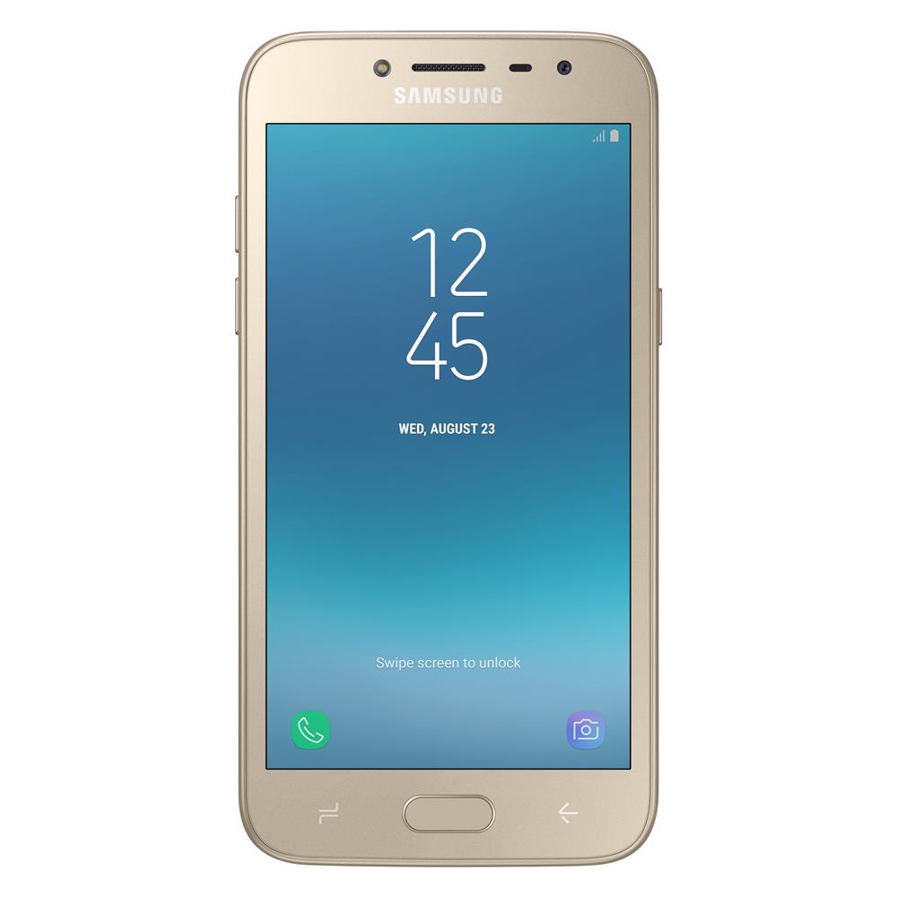Smartphone Samsung Galaxy J2 Pro 16GB, Tela 5 Super AMOLED, Dual Chip, Câmera 8MP, Android 7.1, Processador Quad Core de 1.4 Ghz e 1.5GB RAM Dourado