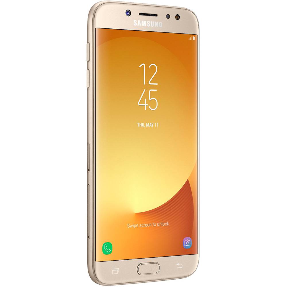 Smartphone Samsung Galaxy J7 Pro Android 7.0 Tela 5.5 Octa Core 64GB 4G WiFi Câmera 13MP  Dourado