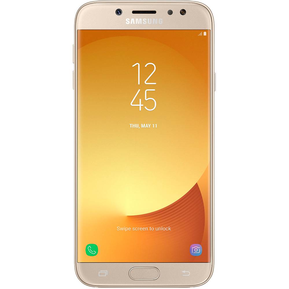 Smartphone Samsung Galaxy J7 Pro Android 7.0 Tela 5.5 Octa Core 64GB 4G WiFi Câmera 13MP  Dourado