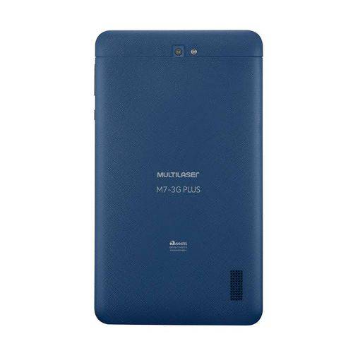 Tablet Multilaser M7 3G Plus Quad Core 1GB RAM Câmera Tela 7 Memória 8GB Dual Chip Azul - NB270